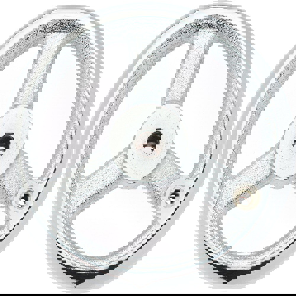 Spoked Straight Handwheel: Chrome-Plated